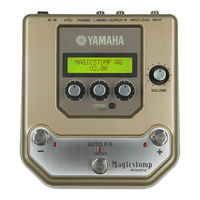 Yamaha MagicStomp Owner's Manual