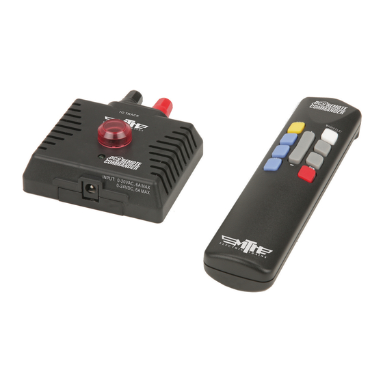 MTHTrains dcs remote commander Manuals