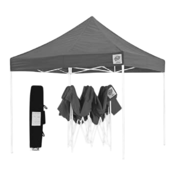 E-Z UP Instant Shelter Eclipse II Owner's Manual