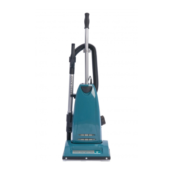 Truvox Valet Upright Vac VUV-QD Original Instructions Manual