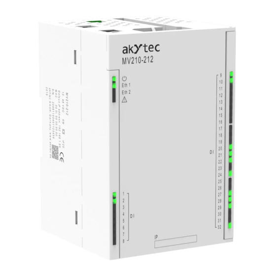 Akytec MV210-212 User Manual