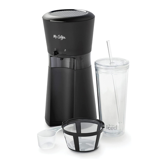 MR. COFFEE ICED USER MANUAL Pdf Download ManualsLib
