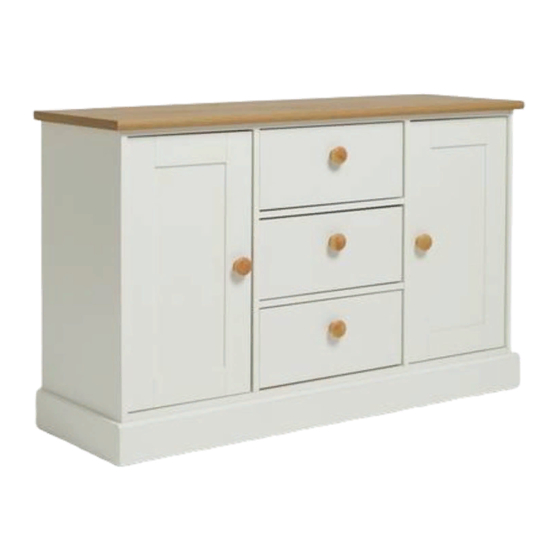 ARGOS HABITAT WINCHESTER 3+2 SIDEBOARD 417/9906 ASSEMBLY INSTRUCTIONS