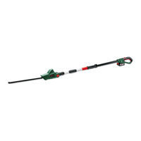 Bosch Universal HedgePole 18 Original Instructions Manual