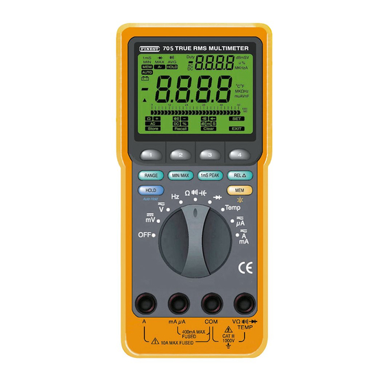 FINEST 705 SERIES USER MANUAL Pdf Download ManualsLib