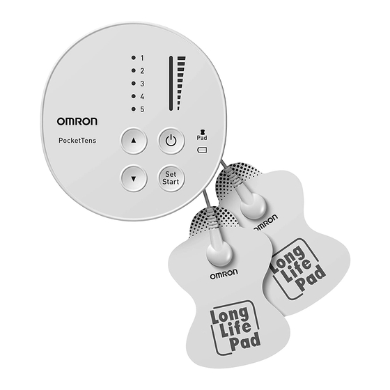 Omron PM400 Pocket Pain Pro Tens Unit & PMLLPAD-L ElectroTHERAPY