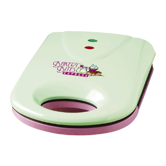 NOSTALGIA BAKERY BITES EXPRESS INSTRUCTIONS AND RECIPES MANUAL Pdf