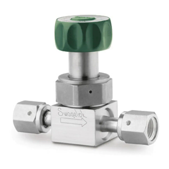 SWAGELOK DF SERIES SERVICE INSTRUCTIONS MANUAL Pdf Download ManualsLib