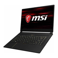 Msi GS65 Stealth THIN-053 Applications Manual