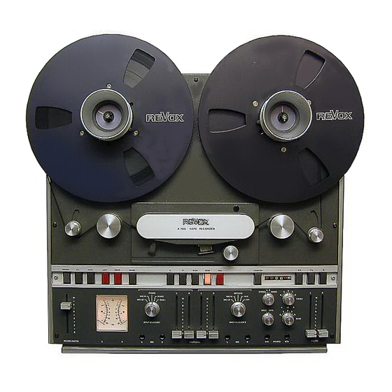 Original Revox Studer tape recorder Akai  reel to reel a700 operation manual 