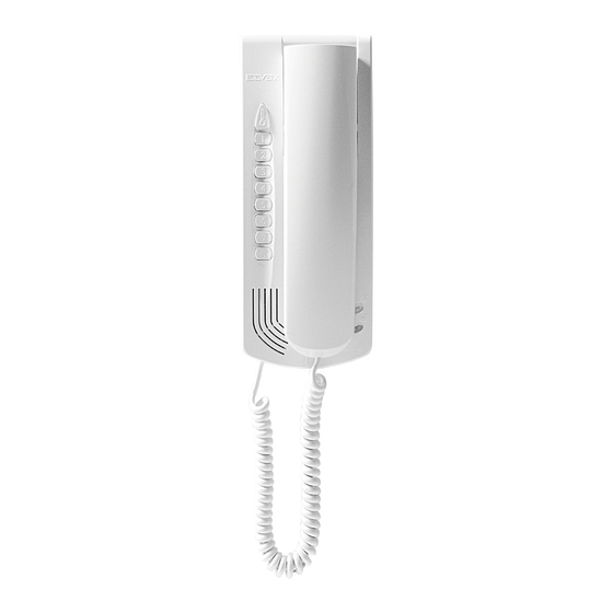 Vimar Elvox Petrarca 6209/D Installer Manual