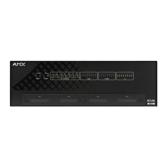 AMX NetLinx NI-4100 Installation Manual