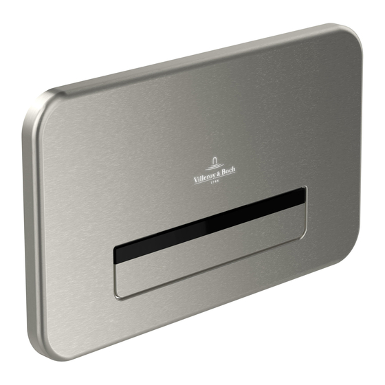 Villeroy & Boch ProActive+ 922311LC Operating Instructions Manual