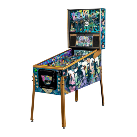 Stern Pinball The Beatles Operation And Parts Manual
