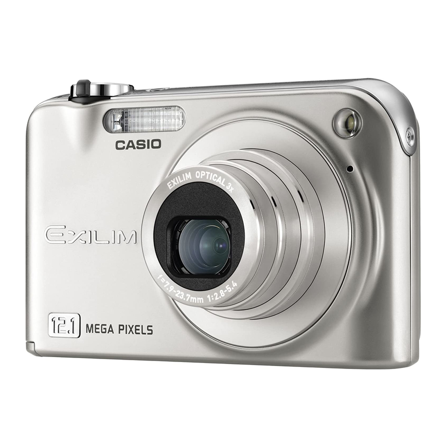 Casio EX-Z1200 - EXILIM ZOOM Digital Camera Manuals