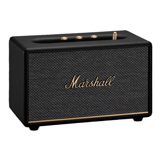 MARSHELL ACTON III Online Manual