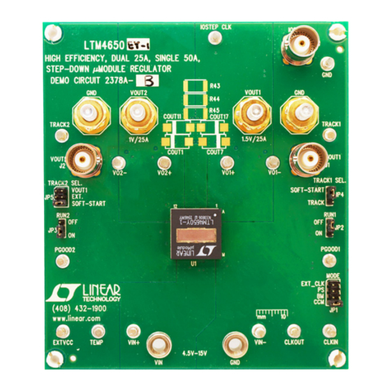 Linear Technology LTM4650-1 Demo Manual