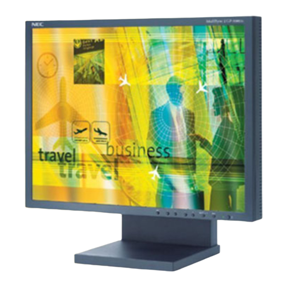 NEC MultiSync LCD1980SXi-BK User Manual