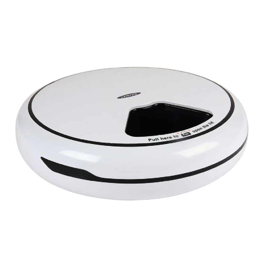 Koolatron Lentek PD07 - Programmable 5-meal Pet Dish Manual