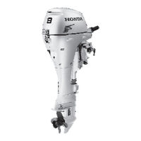 Honda Outboard motor BF8D/9.9D Owner's Manual