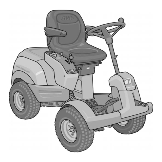 Stiga PARK 4WD PRO 25 Instructions For Use Manual