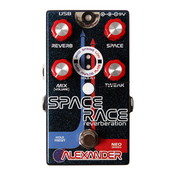 Alexander Space Race Manual