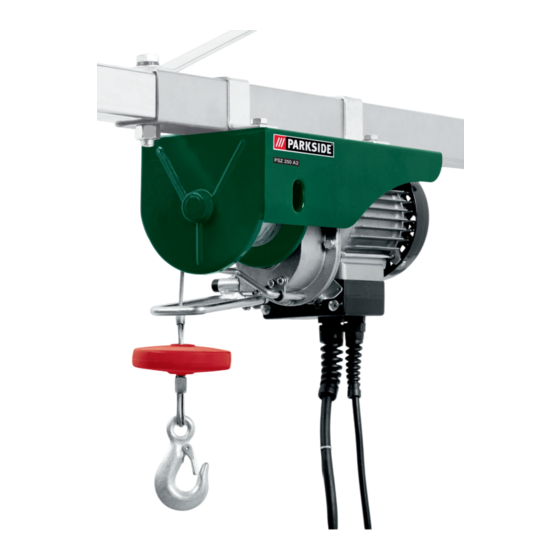 Parkside PSZ 250 A2 Operation And Safety Notes