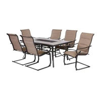 HAMPTON BAY SLATEFORD 7 PC DINING SET FCS60610D-ST Use And Care Manual