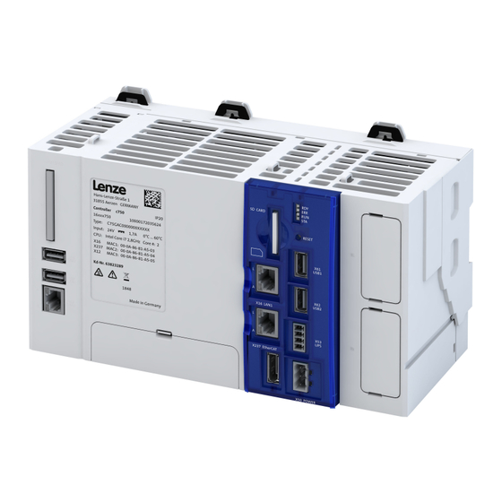 Lenze C 750 Mounting Instructions