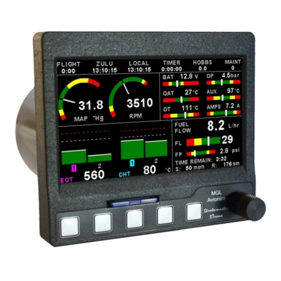 MGL AVIONICS XTREME EMS OPERATING MANUAL Pdf Download ManualsLib