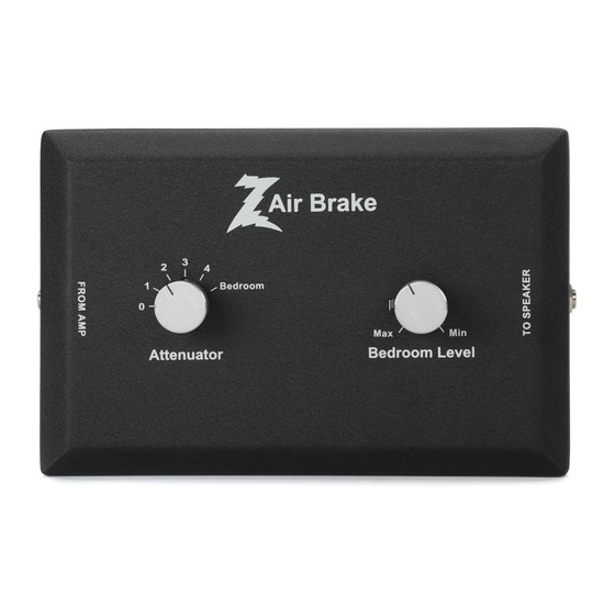 DR. Z AMPLIFICATION AIR BRAKE MANUAL Pdf Download ManualsLib