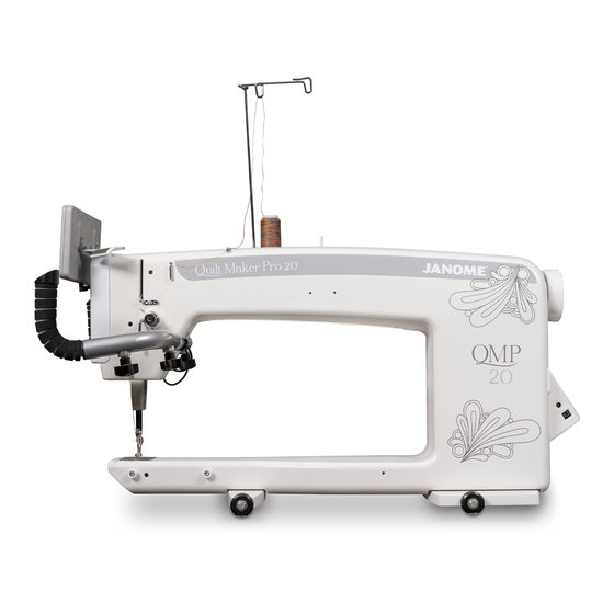 JANOME QUILT MAKER PRO 20 USER MANUAL Pdf Download ManuaLib