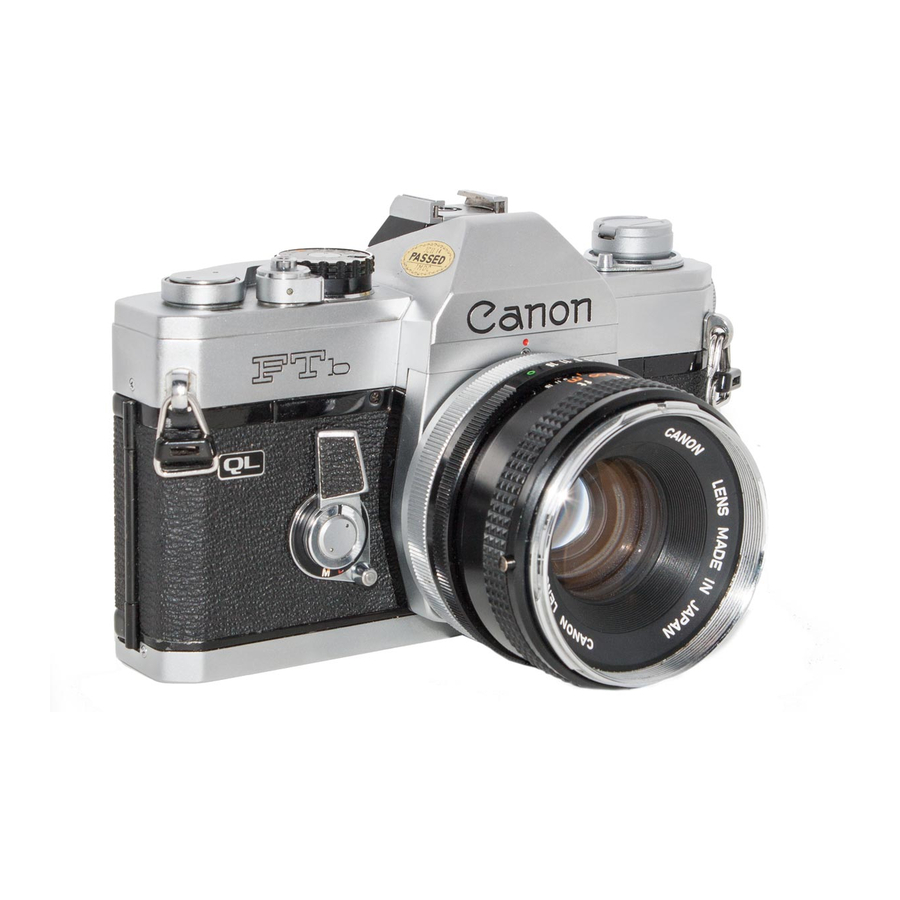 CANON FTB MANUAL Pdf Download ManualsLib