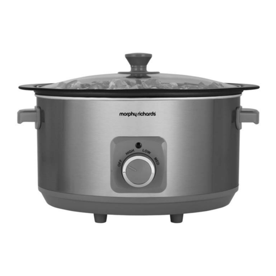 MORPHY RICHARDS 460018 INSTRUCTIONS MANUAL Pdf Download ManualsLib