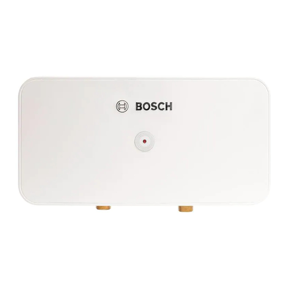 BOSCH TRONIC 3000 US3 2R INSTALLATION MANUAL AND OPERATING