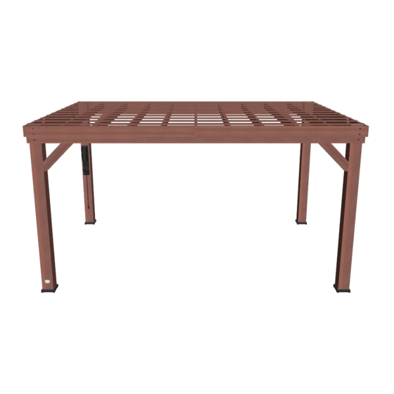 BACKYARD DISCOVERY 14X10 BROCKTON PERGOLA OWNER