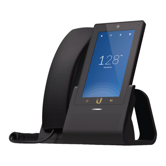 UBIQUITI UNIFI VOIP PHONE TOUCH QUICK START MANUAL Pdf Download