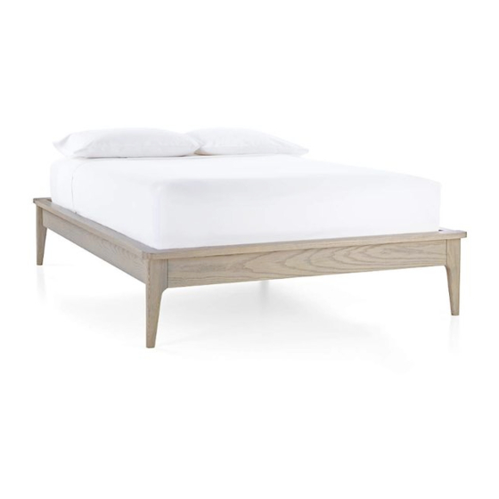 CRATE&BARREL WRIGHTWOOD FULL PLATFORM BED ASSEMBLY INSTRUCTIONS Pdf