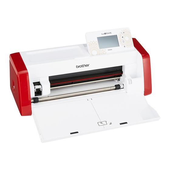 Brother ScanNCut SDX85S Setup Manual