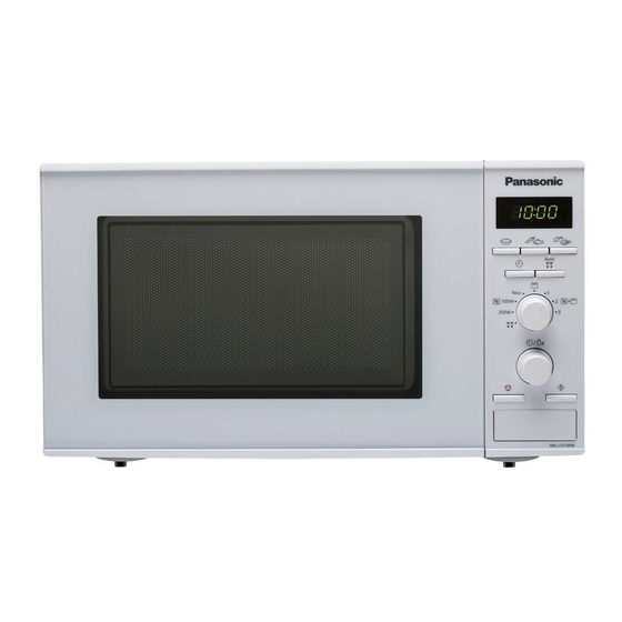 Panasonic NN-J151WMEPG Operating Instructions Manual