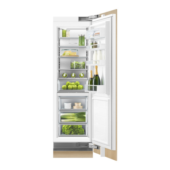 Fisher & Paykel RS6121SRK1 Refrigerator Manuals