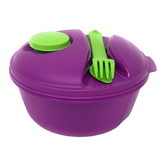 Tupperware CrystalWave Hot Food On The Go Manual