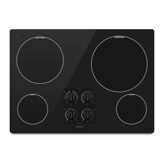 Maytag MEC7430W - 30 in. Electric Cooktop Use And Care Manual