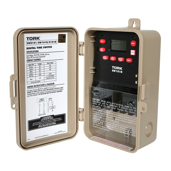 TORK EW101B INSTRUCTION MANUAL Pdf Download ManualsLib