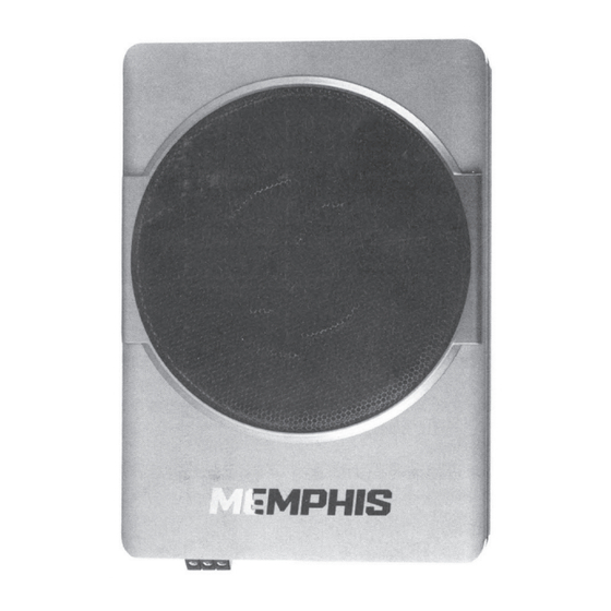 Memphis NanoBxxx Series SA110SPD Product Manual And Installation Manual