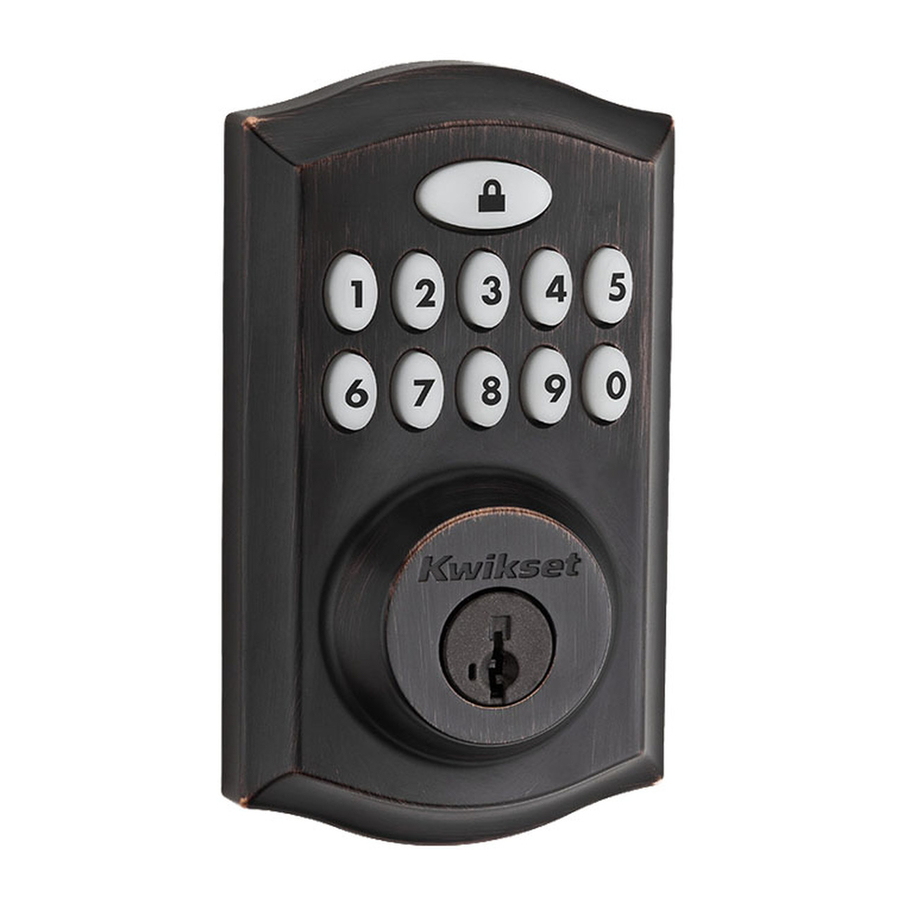 Kwikset Smartcode 914 Installation Manual