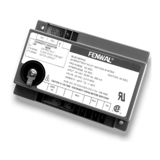 Fenwal 35-63 Series Manual