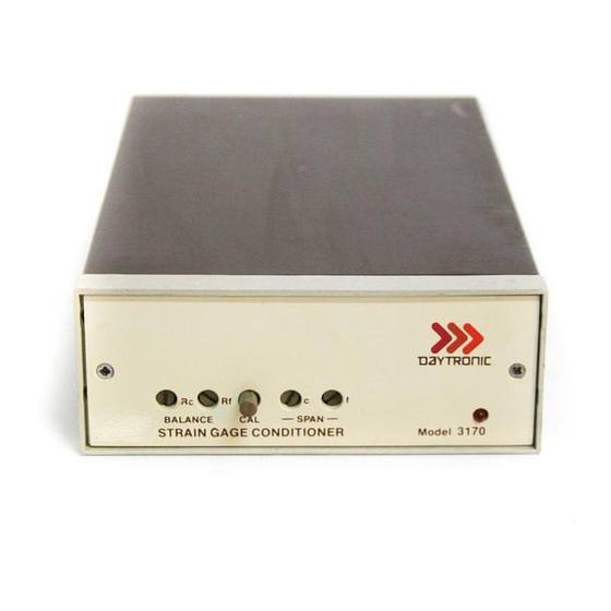 DayTronic 3000 series Instruction Manual