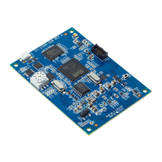 ANALOG DEVICES EV21569SOM MANUAL Pdf Download ManualsLib