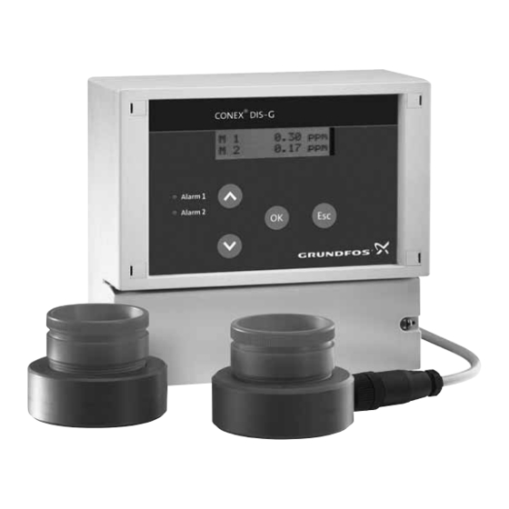 GRUNDFOS CONEX DIS-G INSTALLATION AND OPERATING INSTRUCTIONS MANUAL Pdf